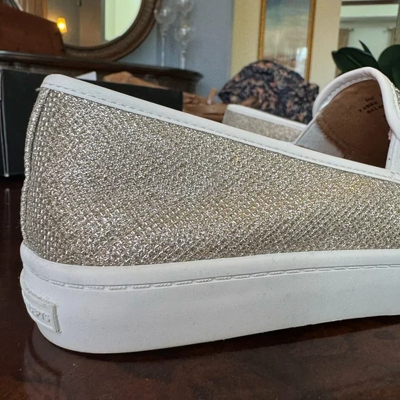 INC Silver Rhinestone Slip-On Sneakers - Picture 4 of 9